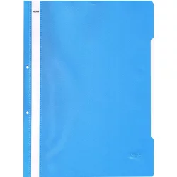 PVC folder with perforation Lux l.blue