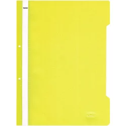 PVC folder with perforation Lux yellow