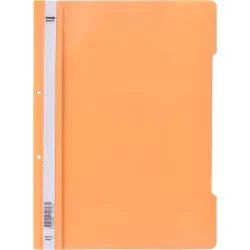 PVC folder with perfor. pastel peach