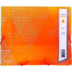 Pvc folder with elastic Noki neon orange