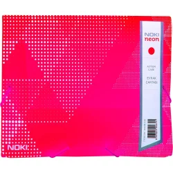 Pvc folder with elastic Noki neon pink
