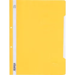 PVC folder with perf Grafos Color yellow