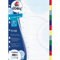 Разделител PVC Exxo A4 12 цвята