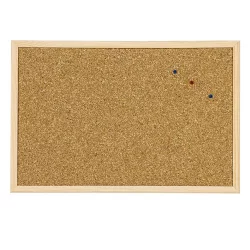 Cork board with wooden frame 30/40cm