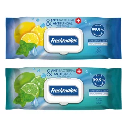 Antibacterial wet wipes Freshmaker 120pc