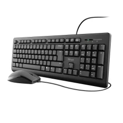 Trust Primo wireless keyboard + mouse set, Black