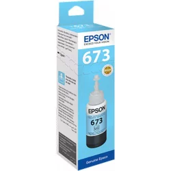 Мастило Epson T6735 L. Cyan 70мл