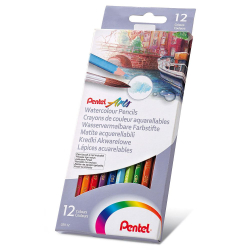 Акварелни цветни моливи Pentel Arts 12цв