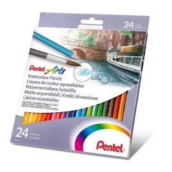 Watercolor Pencils Pentel Arts 24 colors