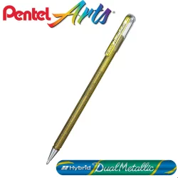 Roller pen Pentel Dual Metallic 1.0 gold