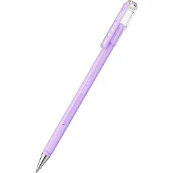 Ролер Pentel Hybrid Milky 0.8 мм лилав