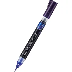 Pentel Dual Metallic brush marker purple