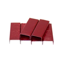 Staples for stapler Kangaro 24/6 red