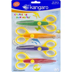 Scissors Kangaro KR-53 decoration 4 pcs