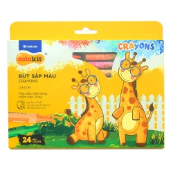 Wax pastels Colokit CR-C09 24 colors