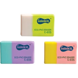 Eraser Colokit C-E05 34/21/13mm 2 colors