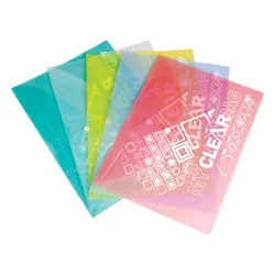 Folder pock button FO-CBF02 A4 assorted