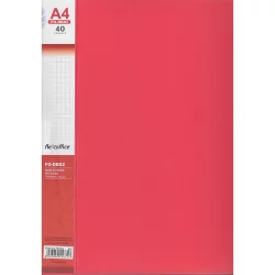 Folder 40 pockets FO-DB02 red