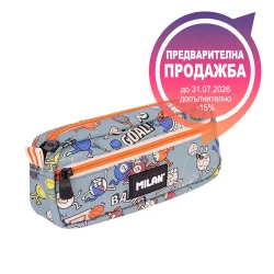 Несесер MILAN Sport 2 ципа празен