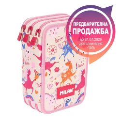 Несесер MILAN Flowicorn 3 ципа 49 ч. бжв
