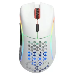 Glorious Model D Minus Wireless Gaming Mouse, Matte White