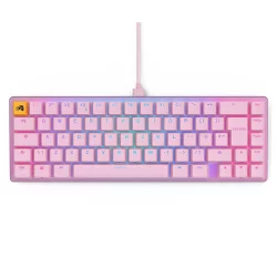 Геймърска клавиатура Glorious GMMK 2 Pink Compact, розов