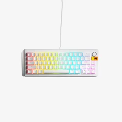 Glorious GMMK 3 HE 65% Gaming Keyboard, White