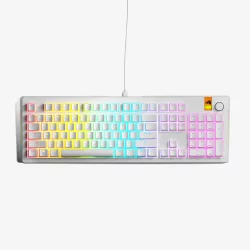 Glorious GMMK 3 HE 100% Gaming Keyboard, White