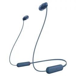 Безжични слушалки Sony WI-C100, син