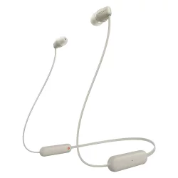 Sony Wireless Earphones WI-C100, Taupe