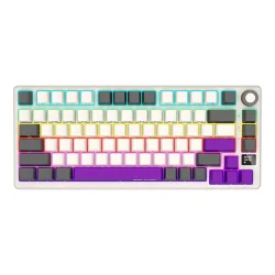 Lorgar Wireless Gaming Keyboard KBP7075W, White
