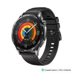 Смарт часовник Huawei Watch GT5, BT 46mm, черен