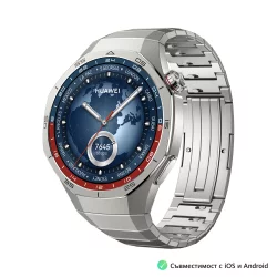 Смарт часовник Huawei Watch GT5 Pro, BT 46mm, титан